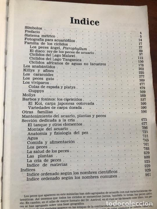 Libros de segunda mano: MINI ATLAS DE PECES DE ACUARIO DE AGUADULCE 1992 - Foto 6