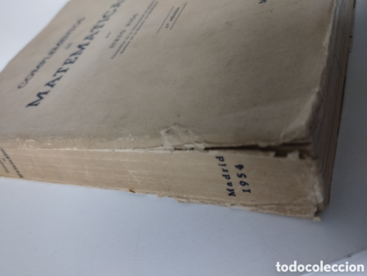 Libros de segunda mano de ciencias: Complementos de Matem&aacute;ticas - Foto 2