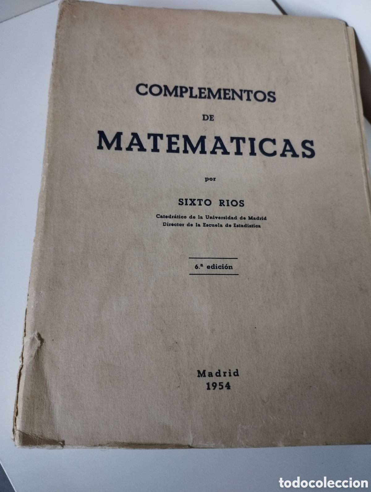 Libros de segunda mano de ciencias: Complementos de Matem&aacute;ticas - Foto 1