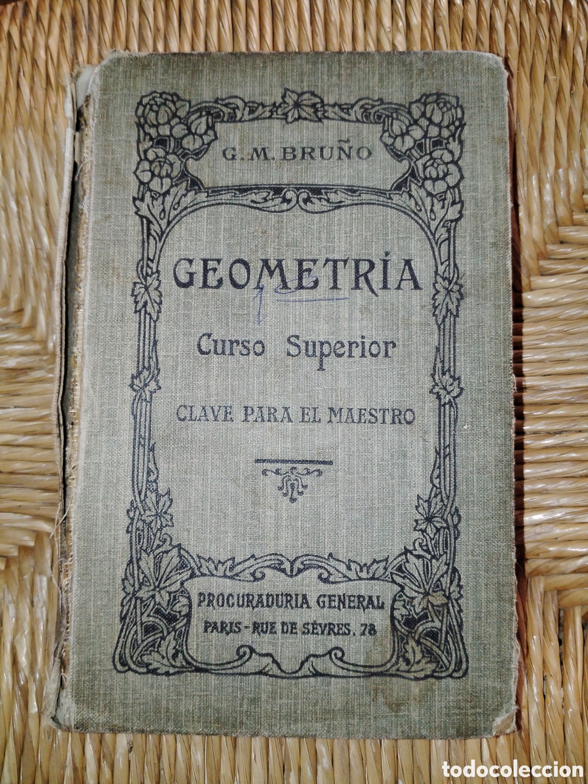 Libros de segunda mano de ciencias: Geometr&iacute;a. Curso superior Clave para el maestro Bru&ntilde;o - Foto 1