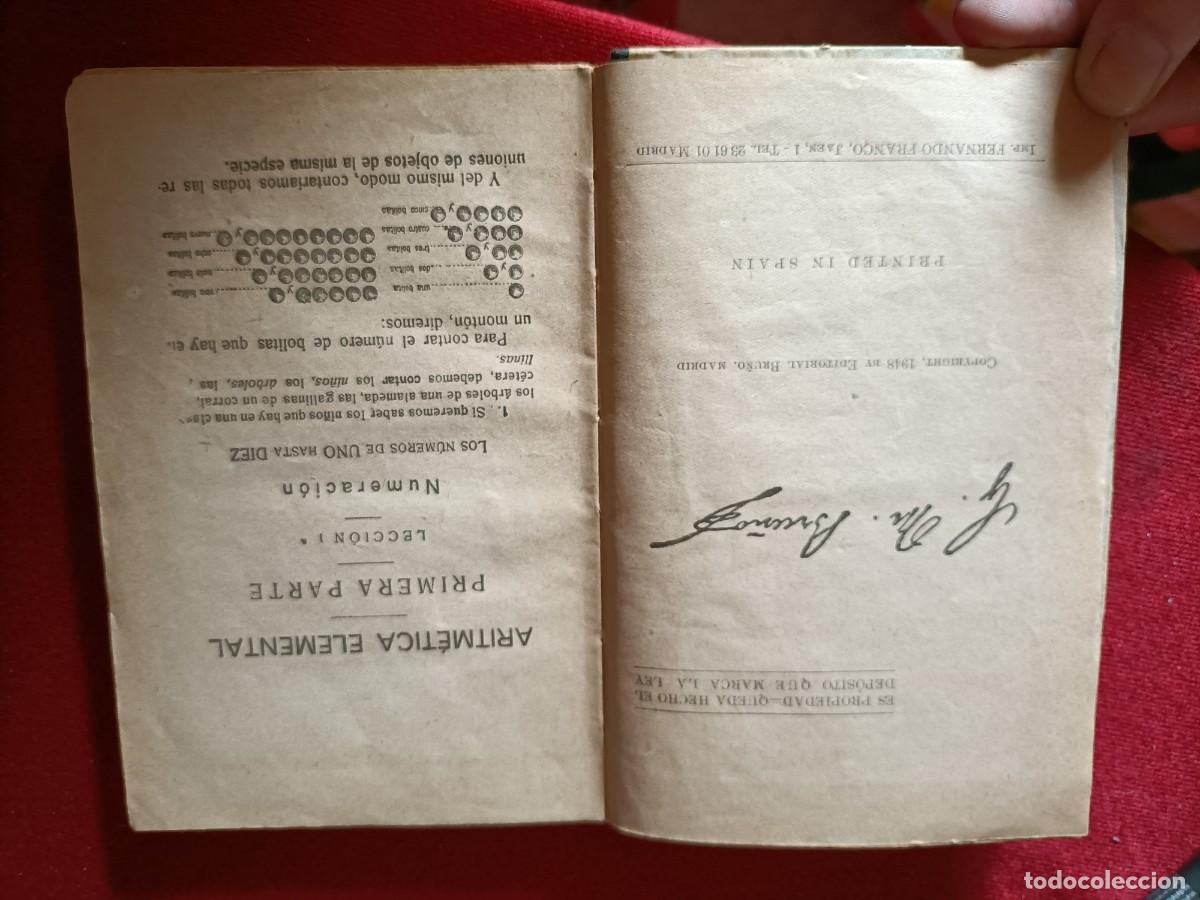 Libros de segunda mano de ciencias: Tratado de aritm&eacute;tica 1 grado. Bru&ntilde;o. - Foto 4