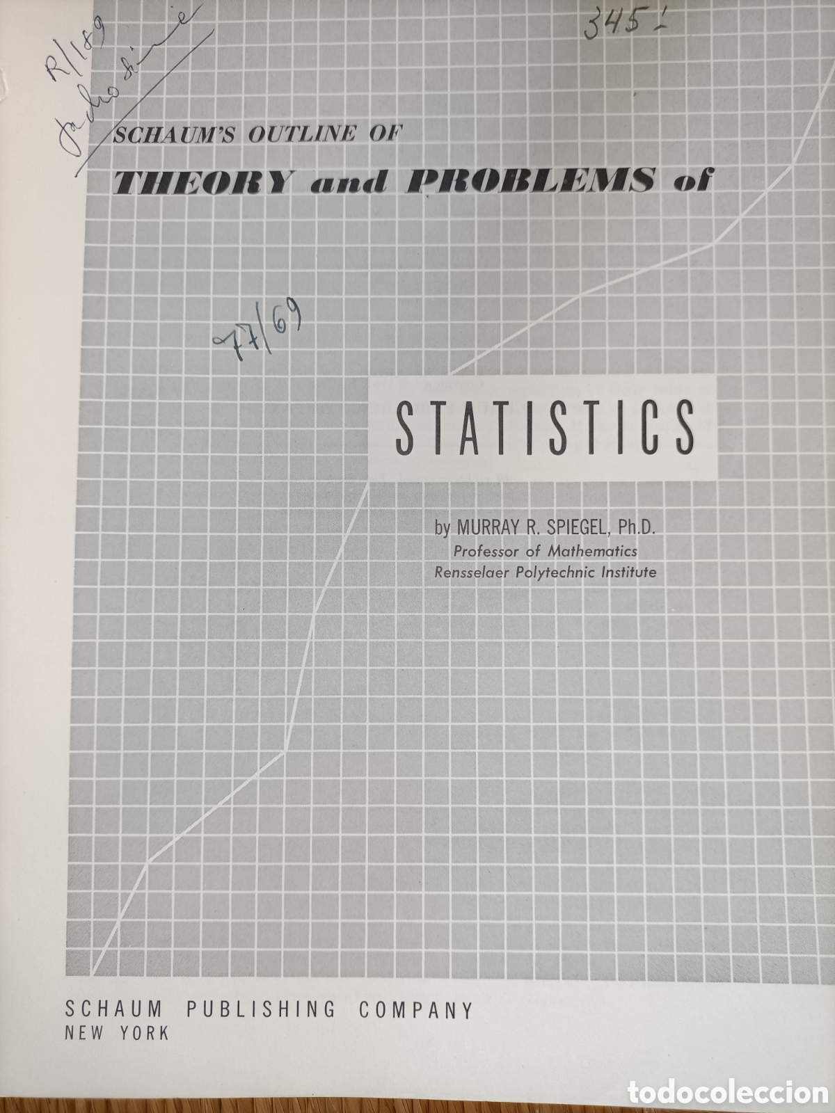 Libros de segunda mano de ciencias: Theory and problems of Statistics. 875 problemas resueltos. En ingl&eacute;s - Foto 2