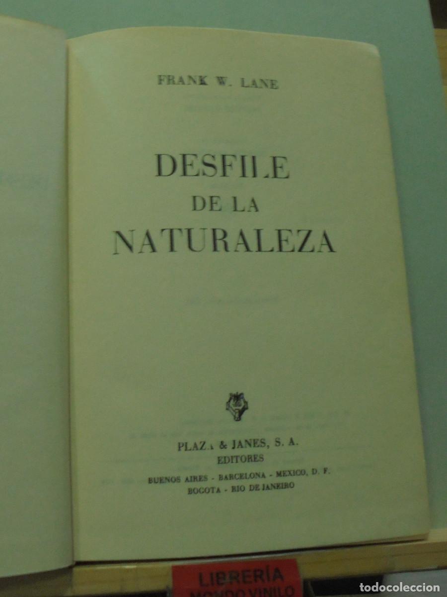 Libros de segunda mano: Desfile de la naturaleza. Frank W. Lane - Foto 2