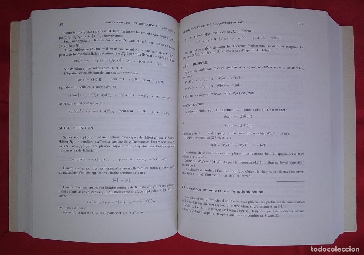 Libros de segunda mano de ciencias: PIERRE-JEAN LAURENT.- APPROXIMATION ET OPTIMISATION. - Foto 4