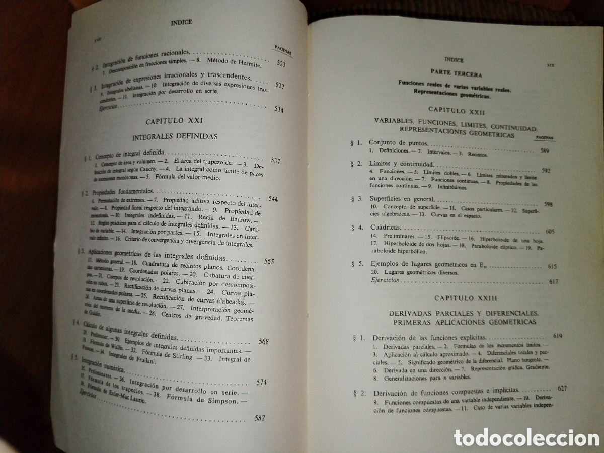 Libros de segunda mano de ciencias: Elementos de matem&aacute;ticas. Rey Pastor. De Castro Brzezicki. 1974 - Foto 10