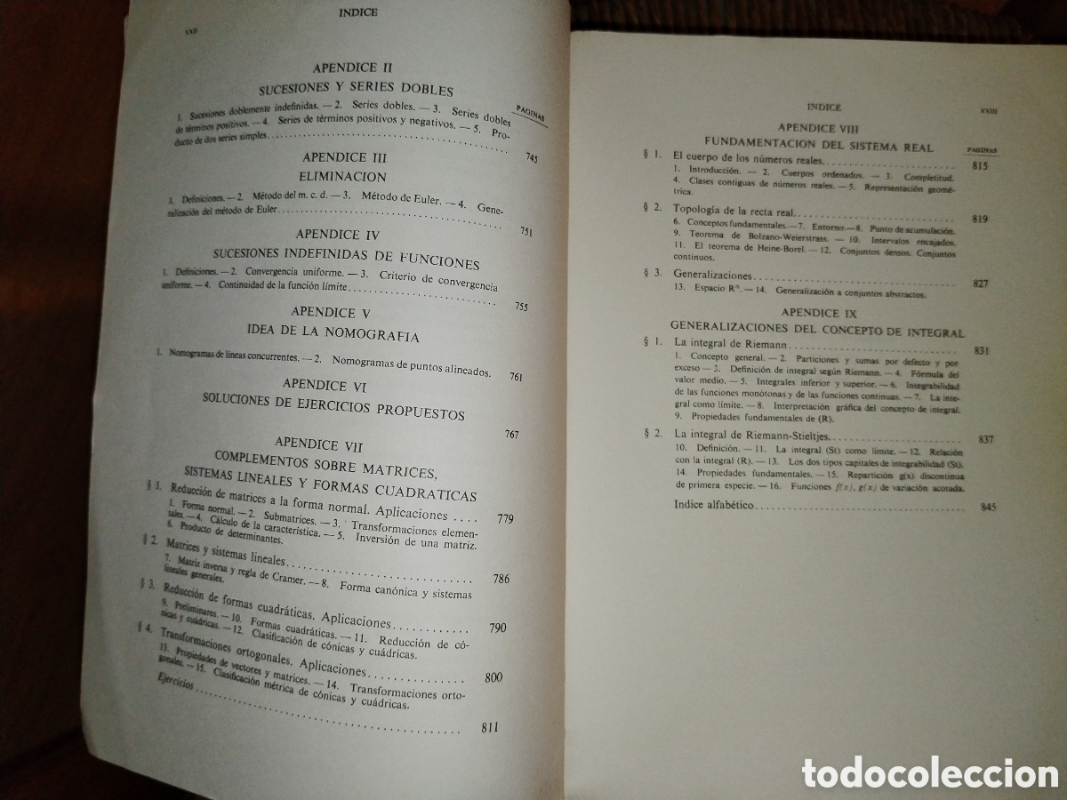 Libros de segunda mano de ciencias: Elementos de matem&aacute;ticas. Rey Pastor. De Castro Brzezicki. 1974 - Foto 12