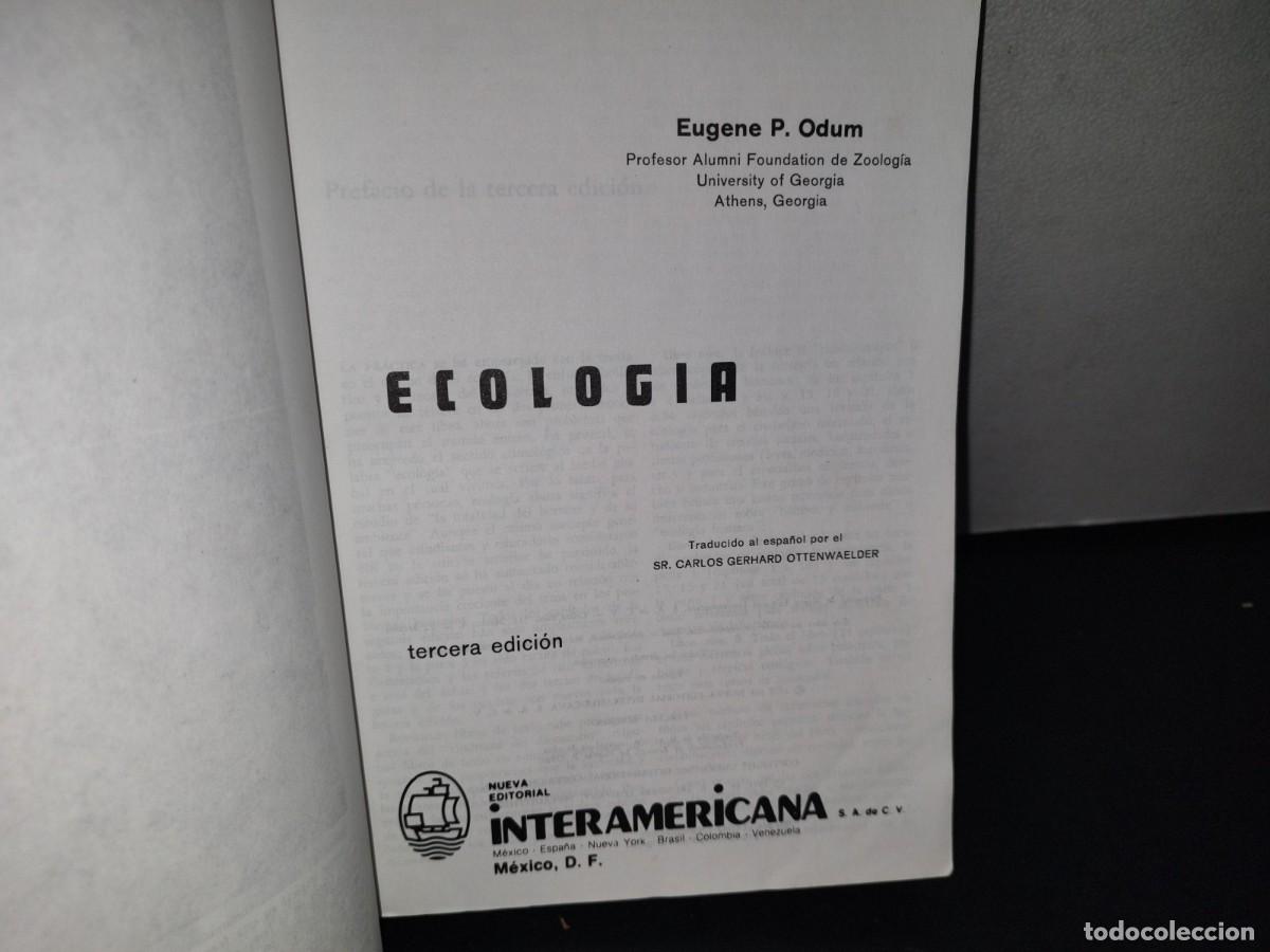 Libros de segunda mano: 13- ECOLOG&Iacute;A - EUGENE P. ODUM - Foto 3