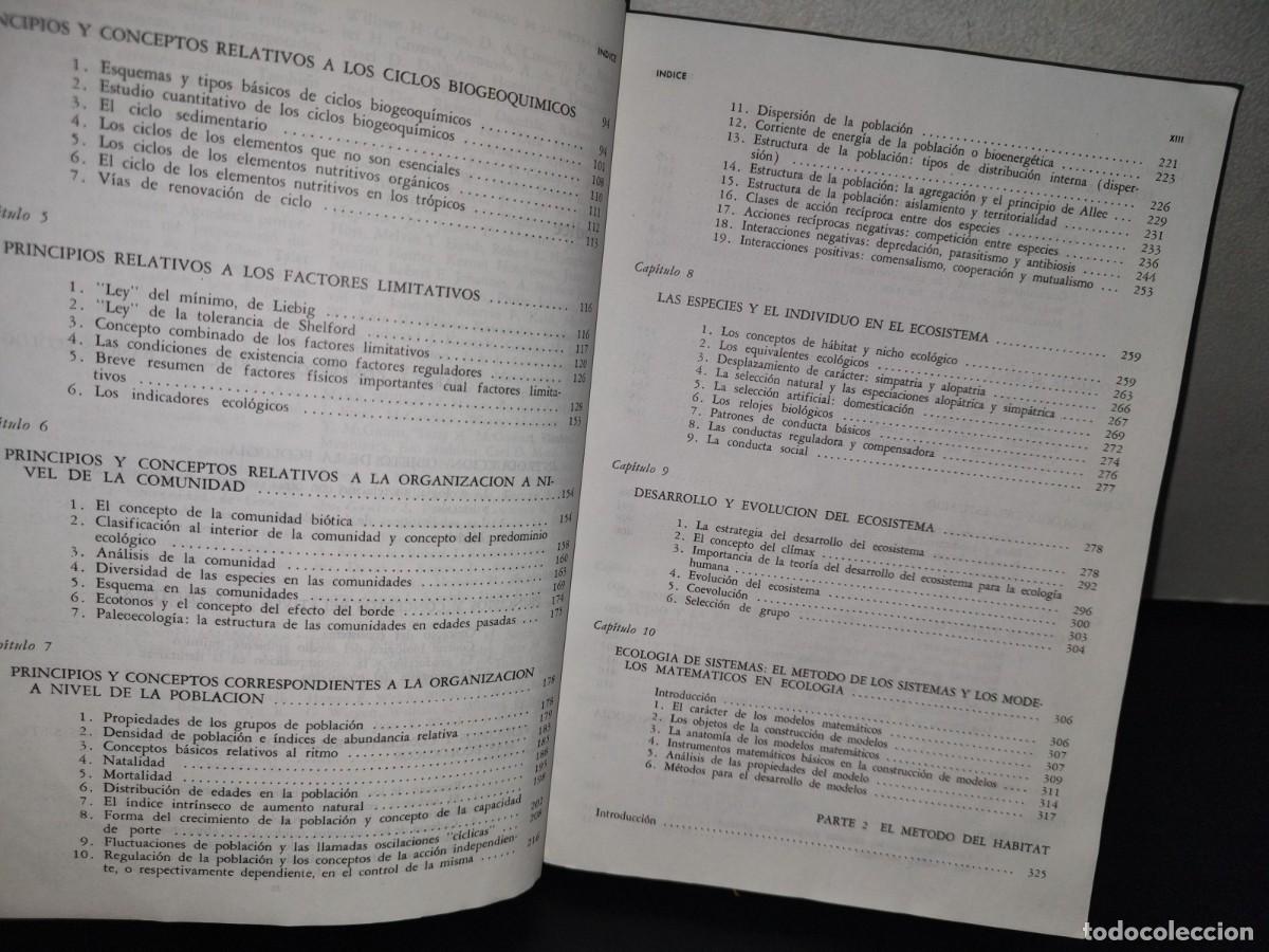 Libros de segunda mano: 13- ECOLOG&Iacute;A - EUGENE P. ODUM - Foto 6