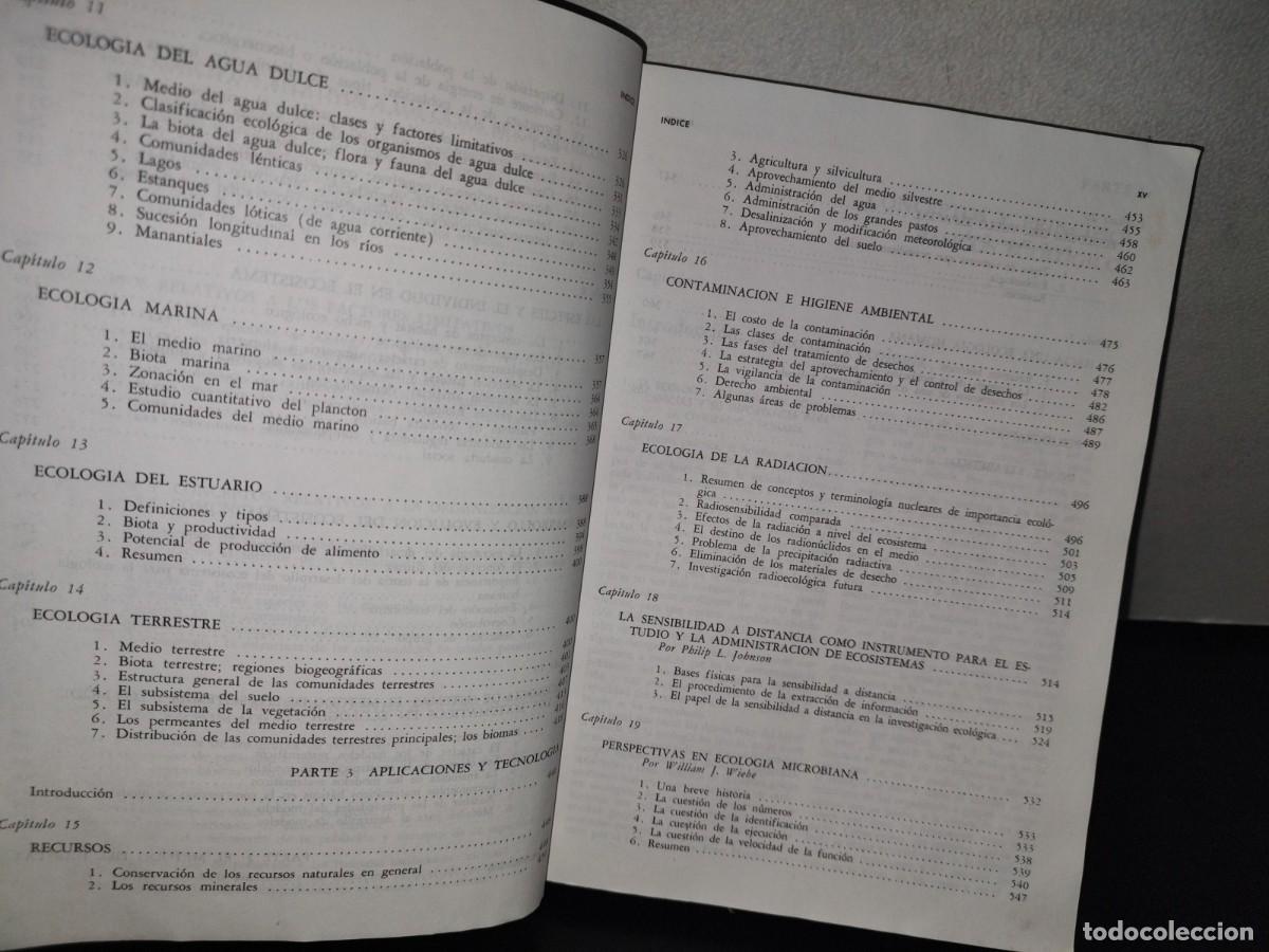 Libros de segunda mano: 13- ECOLOG&Iacute;A - EUGENE P. ODUM - Foto 7