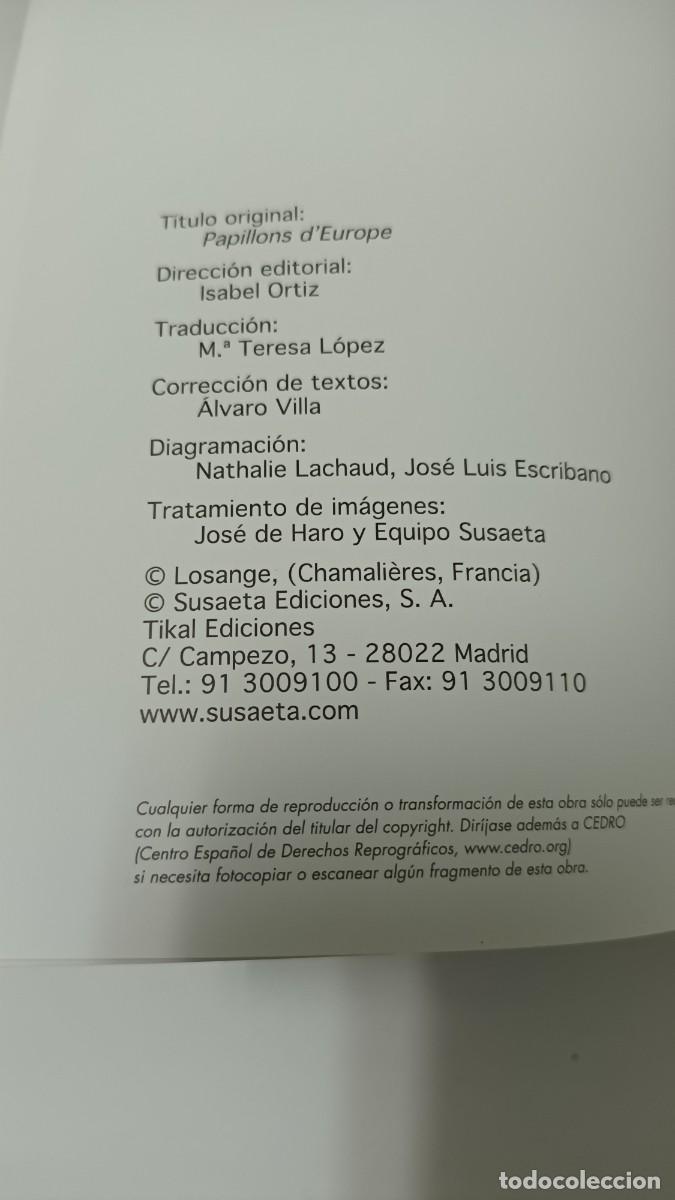 Libros de segunda mano: MARIPOSAS DE EUROPA - VINCENT ALBOUY - - Foto 3