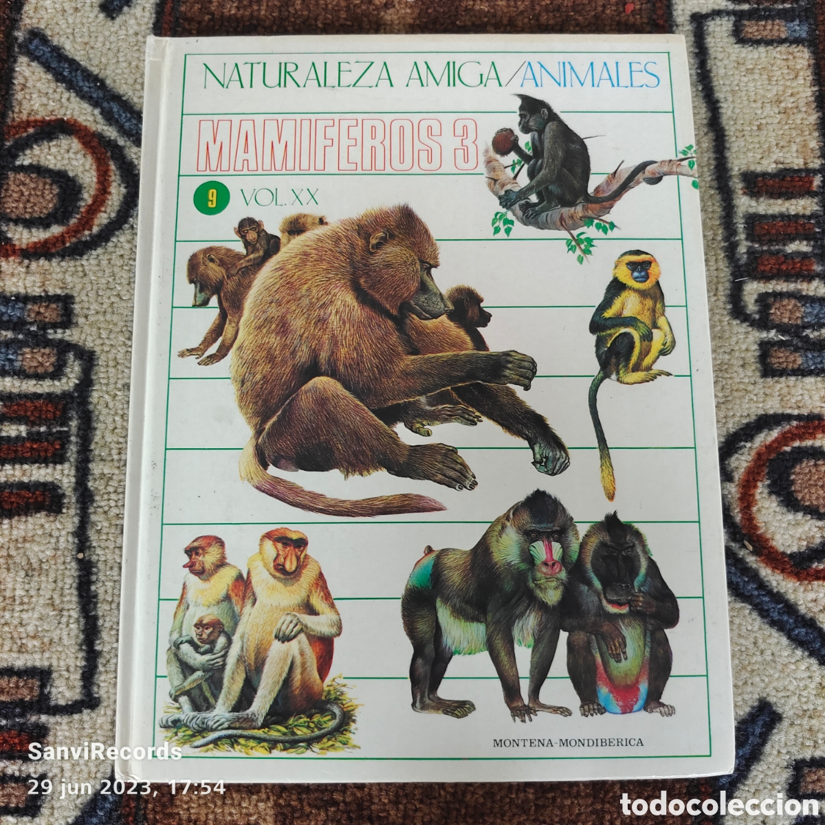 Second hand books: NATURALEZA AMIGA/ANIMALES: MAM&Iacute;FEROS 3 (9, VOL. XX) (MONTENA MONDIBERICA)
