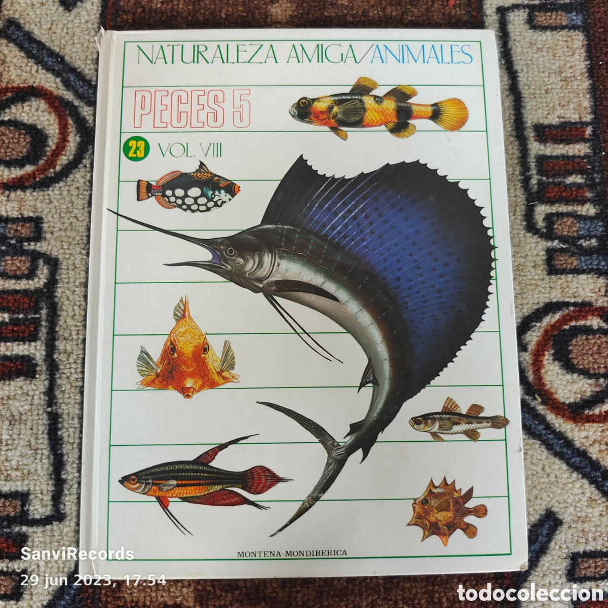 Second hand books: NATURALEZA AMIGA/ANIMALES: PECES 5 (23, VOL. VIII) (MONTENA MONDIBERICA)