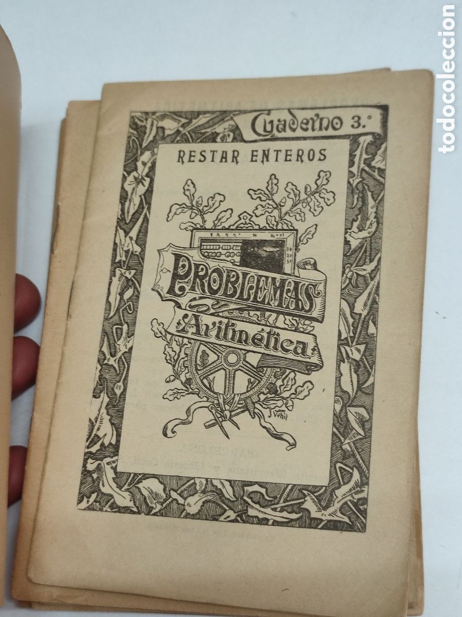 Libros de segunda mano de ciencias: 10 cuadernos Lecciones de Aritm&eacute;tica - Foto 7
