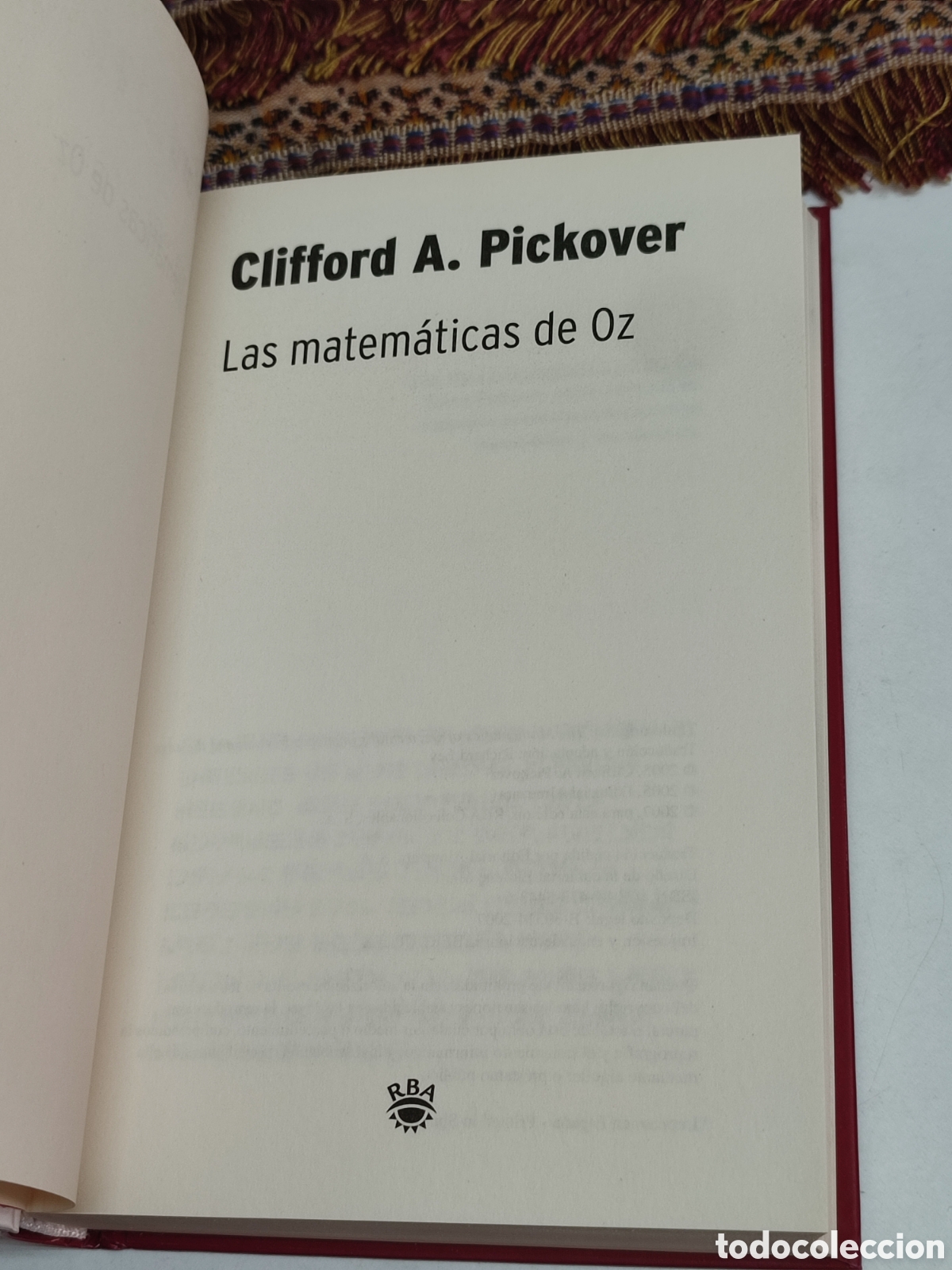 Libros de segunda mano de ciencias: Las matem&aacute;ticas de Oz Clifford Pickover - Foto 4