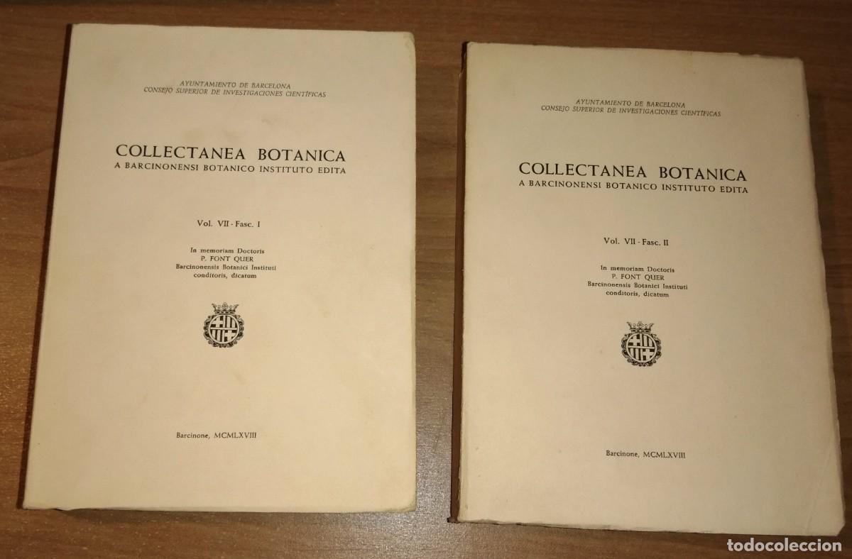 Libros de segunda mano: COLLECTANEA BOTANICA, VOL. VII, 1968 - Foto 1