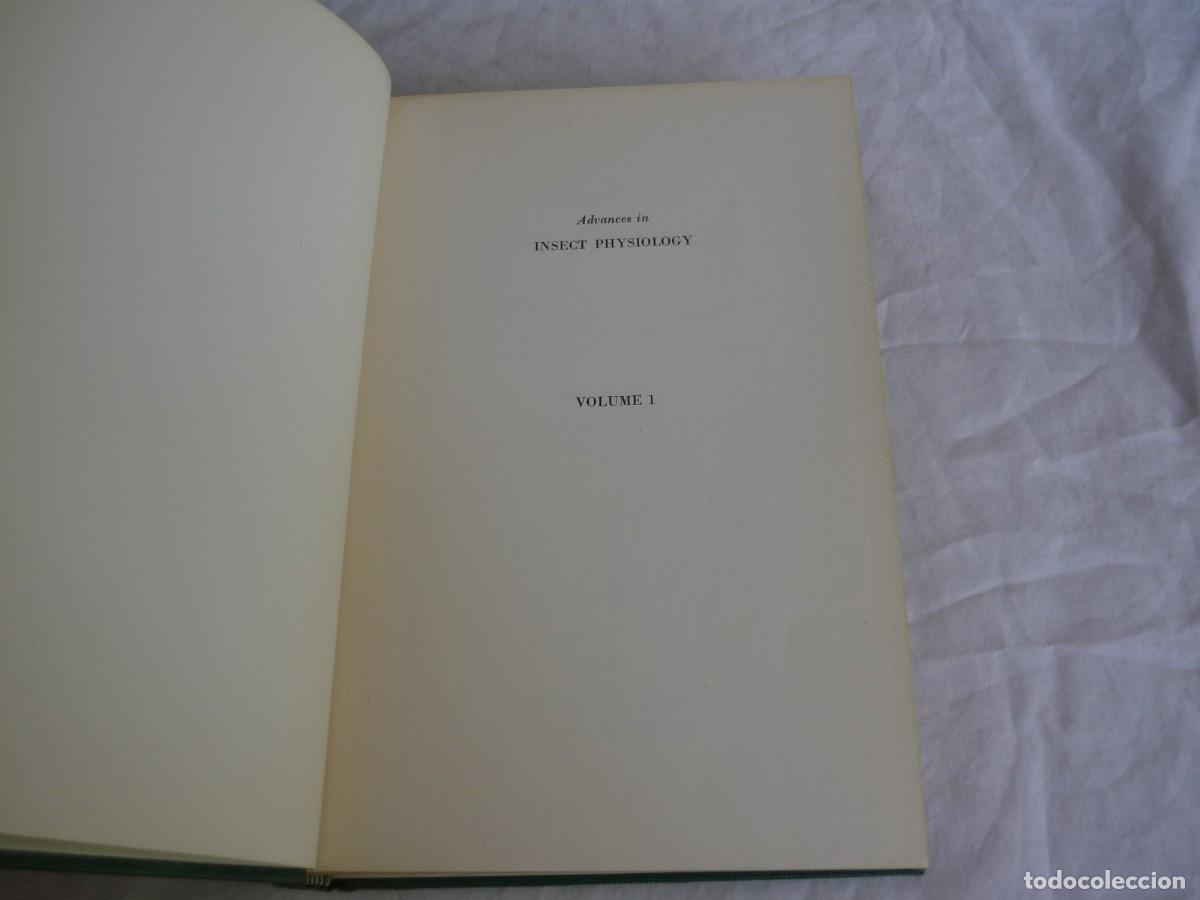 Libros de segunda mano: Advances in insect physiology, 1963, Academic press, en ingl&eacute;s - Foto 5