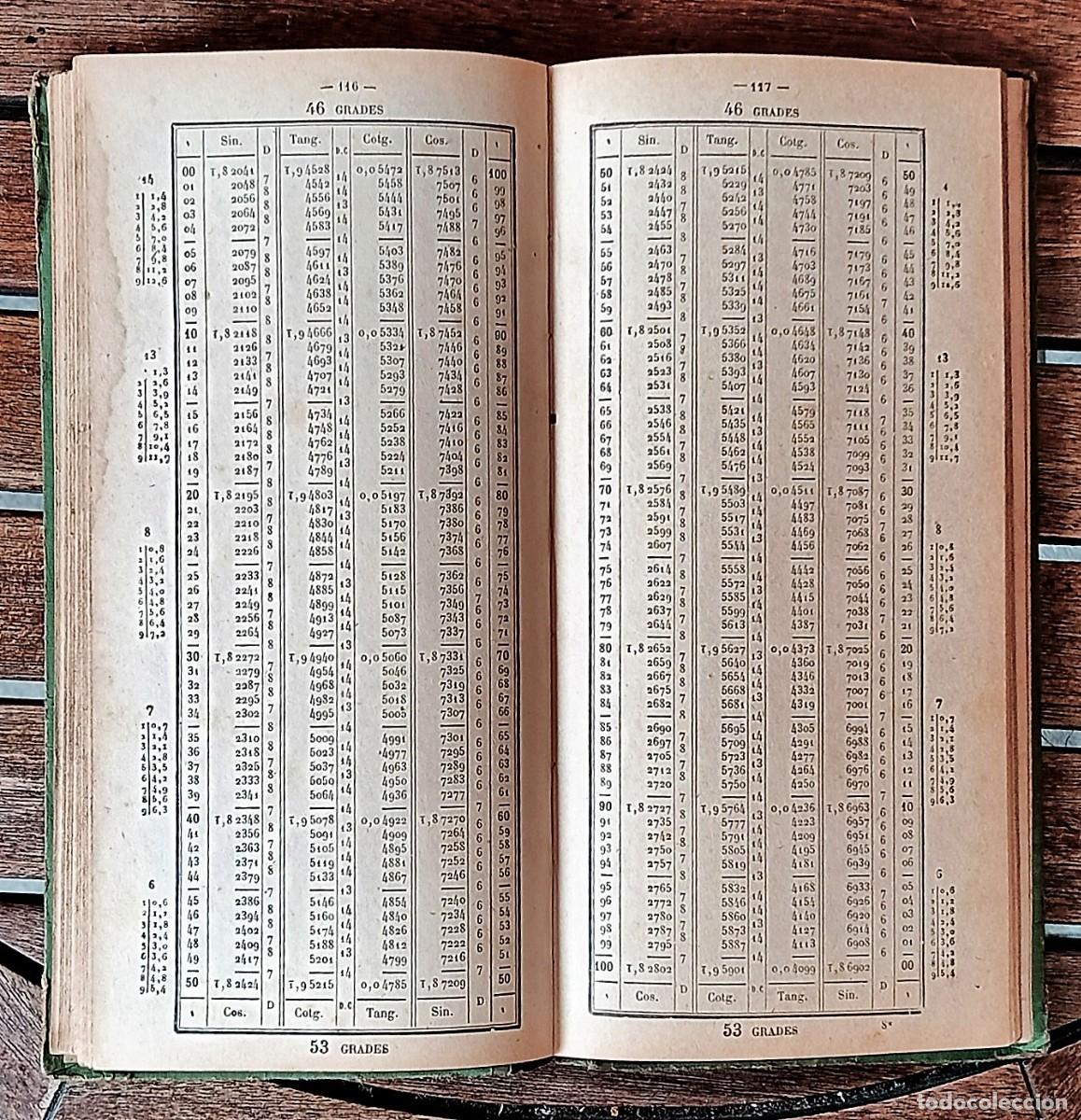 Libros de segunda mano de ciencias: NOUVELLES TABLES DE LOGARITHMES, Bouvart & Ratinet (en franc&eacute;s) - Foto 4