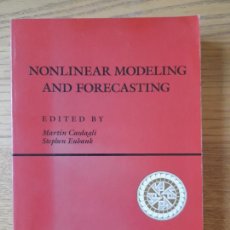 Libros de segunda mano de Ciencias: NONLINEAR MODELING AND FORECASTING (SANTA FE INSTITUTE SERIES) CASDAGLI, MARTIN, CRC PRESS, 1992 L37