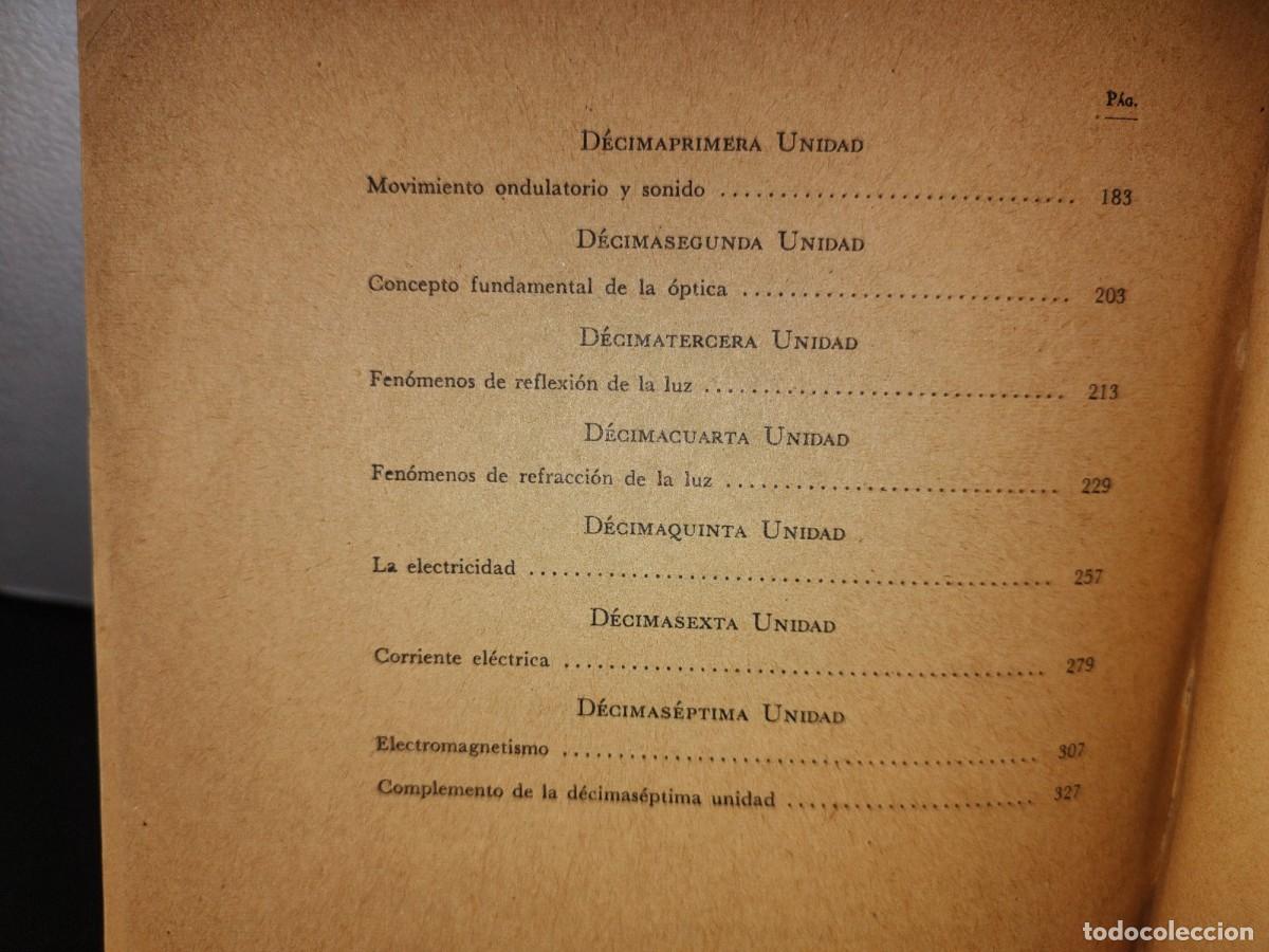Libros de segunda mano de ciencias: 23- ELEMENTOS DE F&Iacute;SICA - JAIME H. PUIG - 1960 - Foto 6