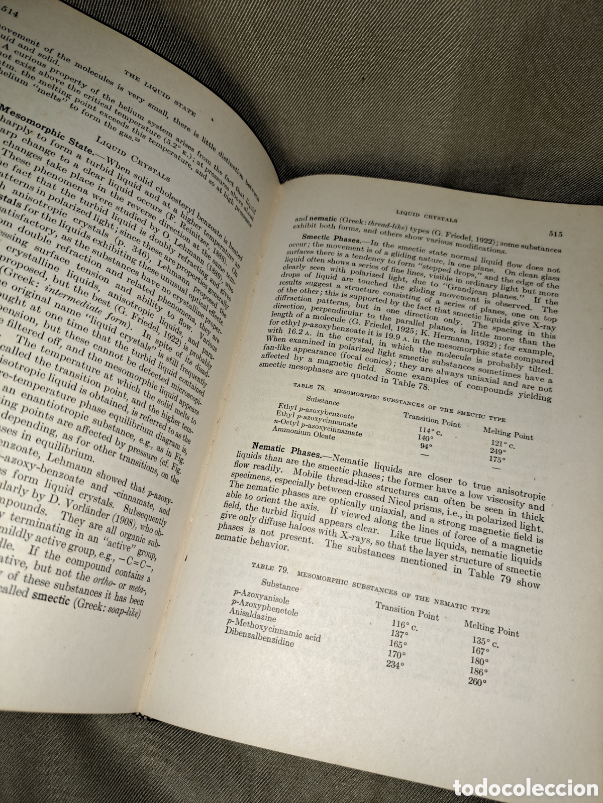 Libros de segunda mano de ciencias: TEX - BOOK PHYSICAL CHEMISTRAL , MACMILLAN 1947 2&deg; EDICI&Oacute;N - Foto 6