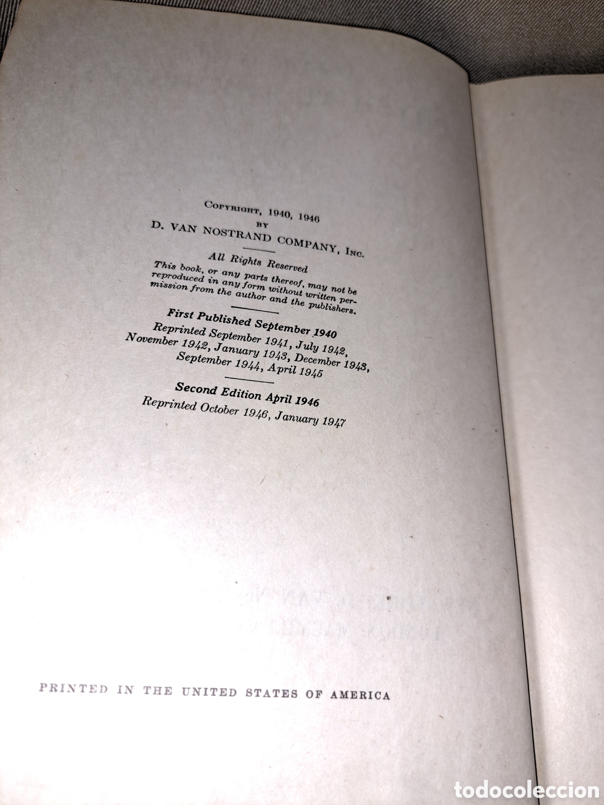 Libros de segunda mano de ciencias: TEX - BOOK PHYSICAL CHEMISTRAL , MACMILLAN 1947 2&deg; EDICI&Oacute;N - Foto 4