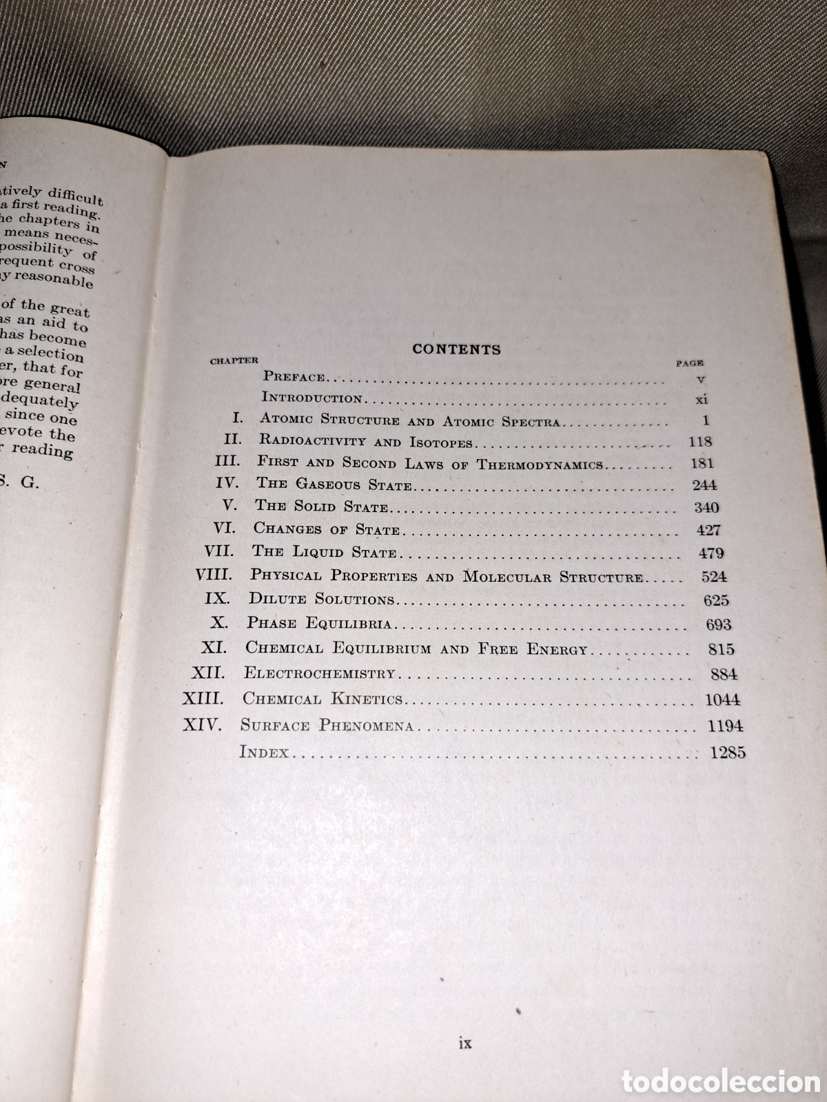 Libros de segunda mano de ciencias: TEX - BOOK PHYSICAL CHEMISTRAL , MACMILLAN 1947 2&deg; EDICI&Oacute;N - Foto 8