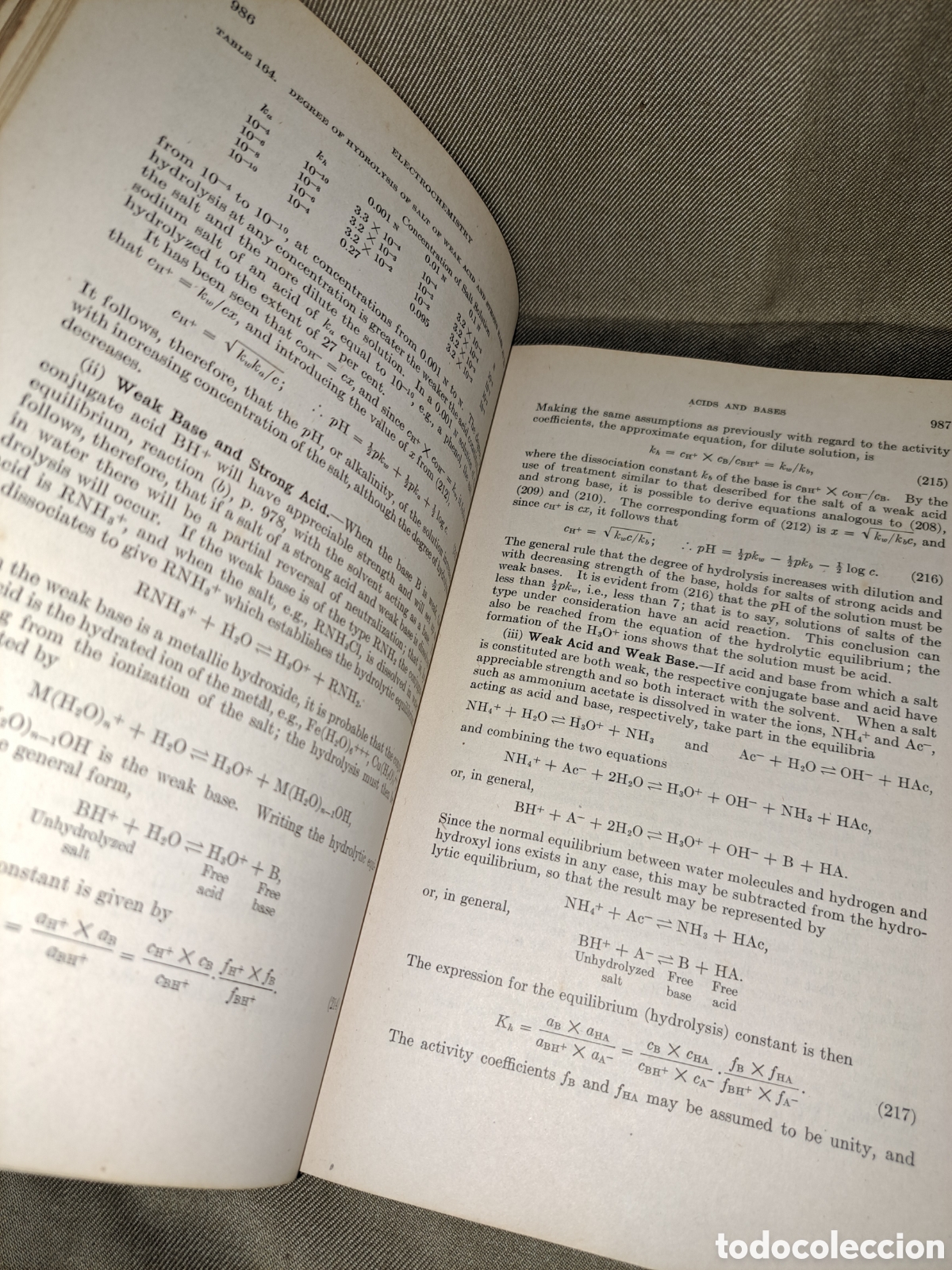 Libros de segunda mano de ciencias: TEX - BOOK PHYSICAL CHEMISTRAL , MACMILLAN 1947 2&deg; EDICI&Oacute;N - Foto 5