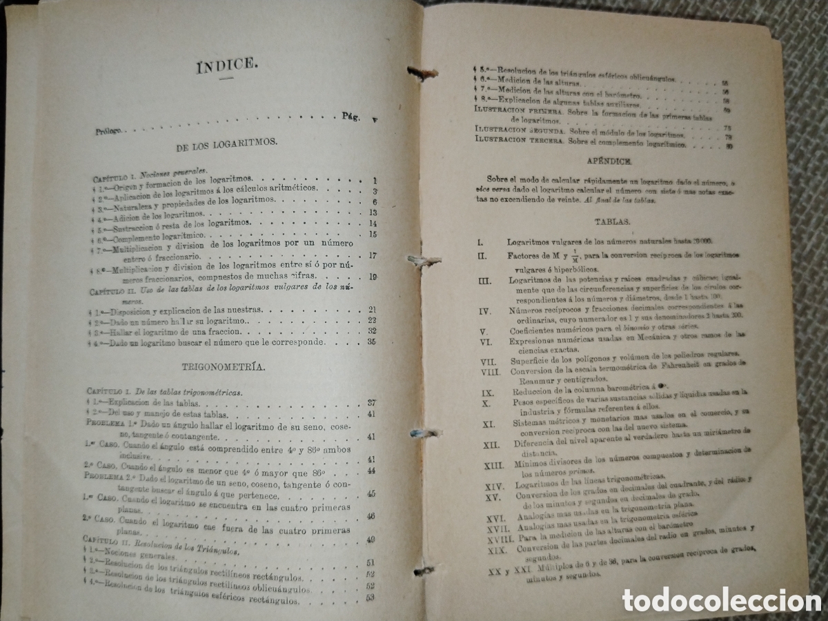 Libros de segunda mano de ciencias: Tablas de los Logaritmos vulgares. 1955 - Foto 3