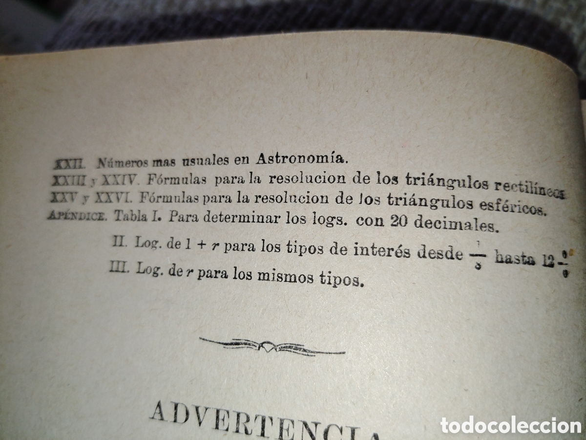 Libros de segunda mano de ciencias: Tablas de los Logaritmos vulgares. 1955 - Foto 4