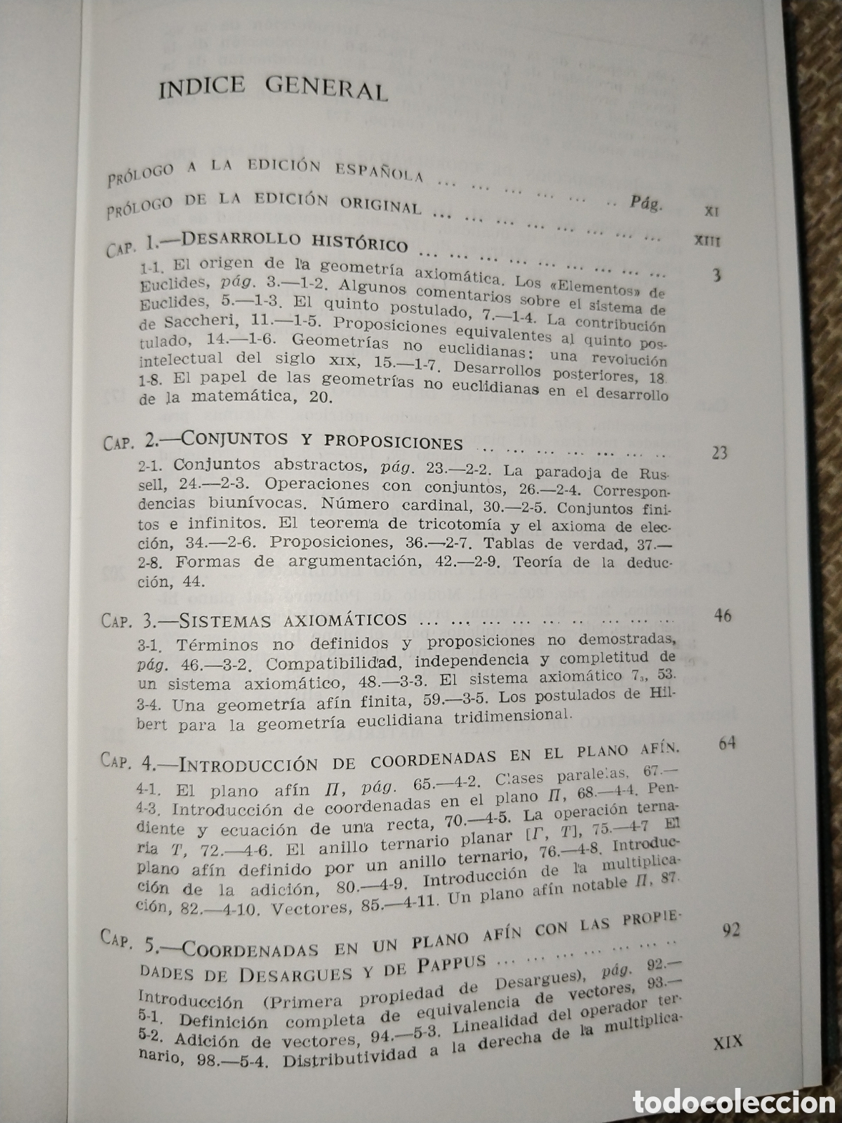 Libros de segunda mano de ciencias: Geometr&iacute;a axiom&aacute;tica. Leonard M. Blumenthal. Aguilar - Foto 2
