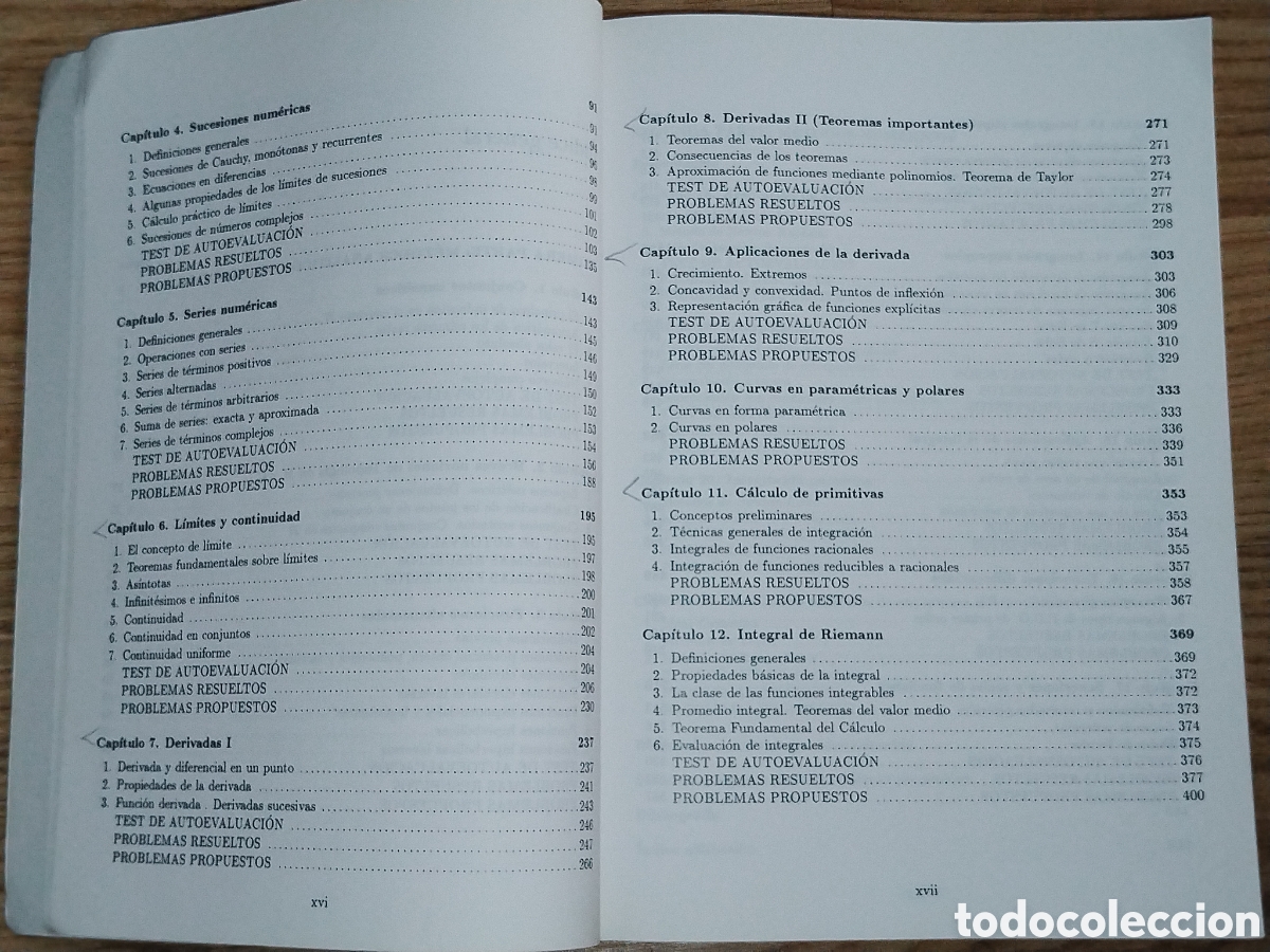 Libros de segunda mano de ciencias: C&aacute;lculo I. Teor&iacute;a y problemas de an&aacute;lisis matem&aacute;tico en una variable - Foto 4