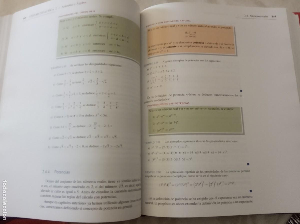 Libros de segunda mano de ciencias: INTRODUCCI&Oacute;N A LAS MATEM&Aacute;TICAS. ACCESO A LA UNIVERSIDAD.-VV.AA. - Foto 7