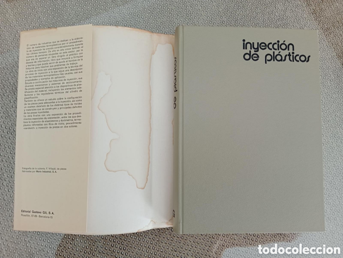 Libros de segunda mano de ciencias: Inyecci&oacute;n de pl&aacute;sticos / Walter Mink. - Foto 2