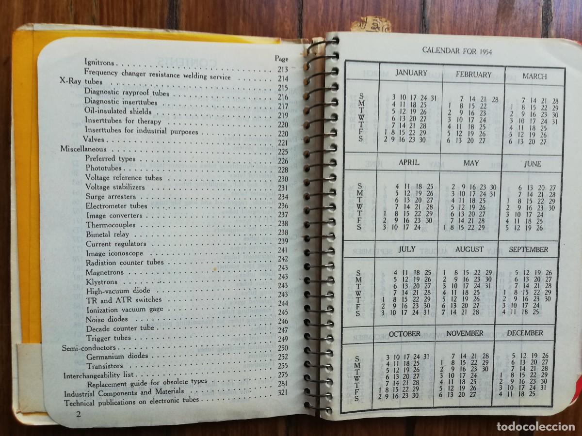 Libros de segunda mano de ciencias: Librito Philips Pocket Book. Electronic tubes semi-conductors components material. 1954 - Foto 3