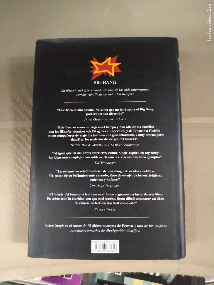Libros de segunda mano de ciencias: Big Bang - Simon Singh - Foto 2