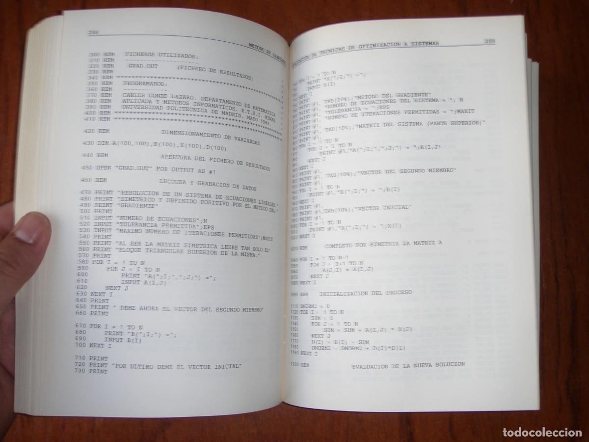 Libros de segunda mano de ciencias: METODOS Y ALGORITMOS BASICOS DEL ALGEBRA NUMERICA ED REVERTE - Foto 7