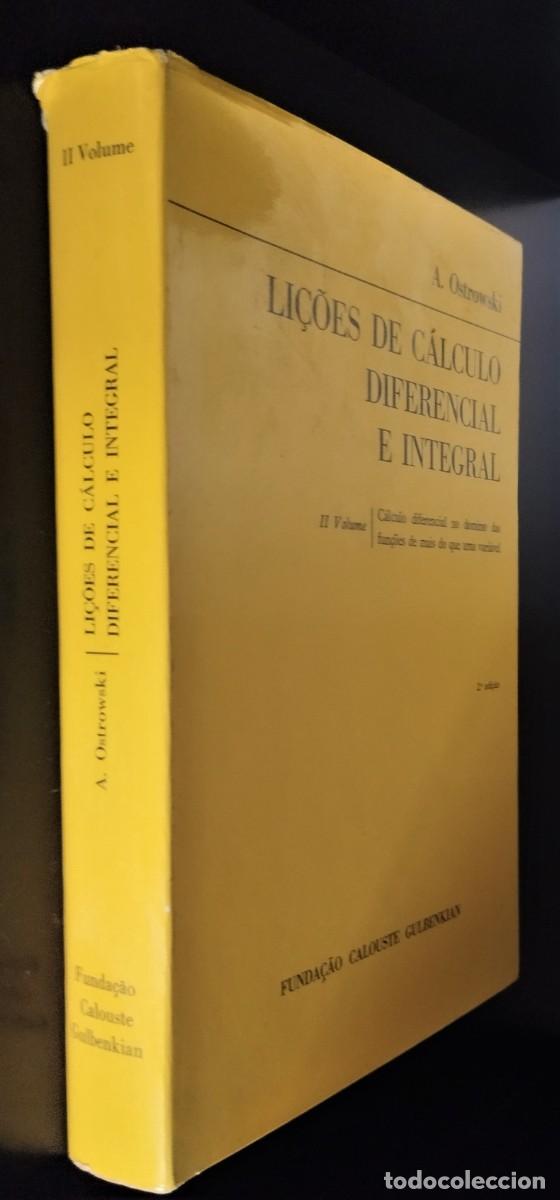 Libros de segunda mano de ciencias: Li&ccedil;&otilde;es de C&aacute;lculo Diferencial e Integral II Volume de Alexander Ostrowski - Foto 3
