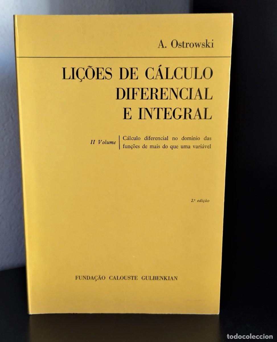 Libros de segunda mano de ciencias: Li&ccedil;&otilde;es de C&aacute;lculo Diferencial e Integral II Volume de Alexander Ostrowski - Foto 5