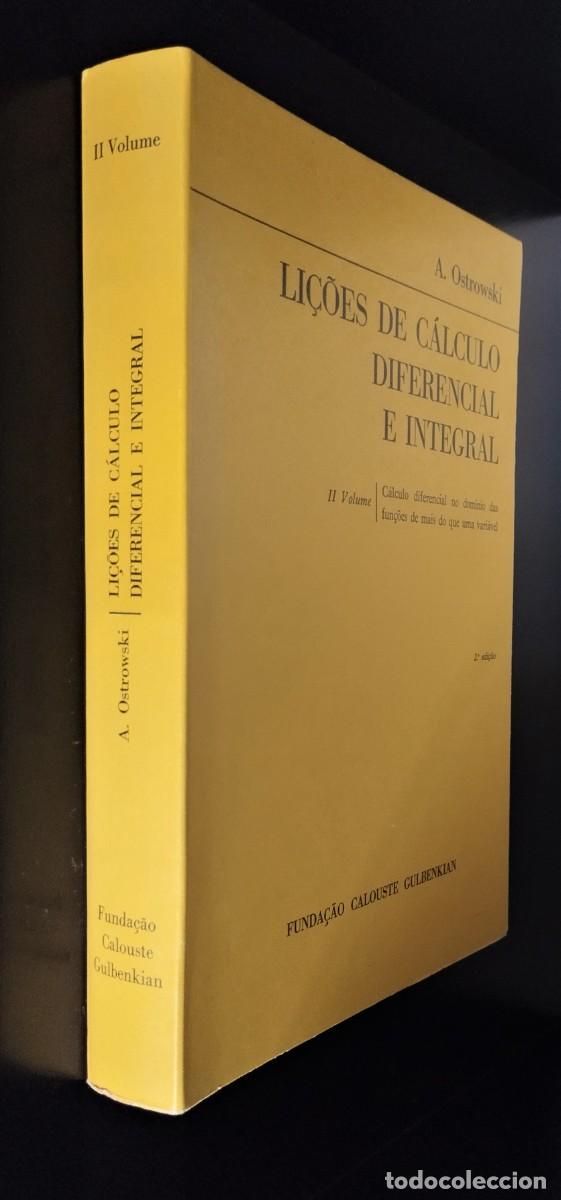 Libros de segunda mano de ciencias: Li&ccedil;&otilde;es de C&aacute;lculo Diferencial e Integral II Volume de Alexander Ostrowski - Foto 7