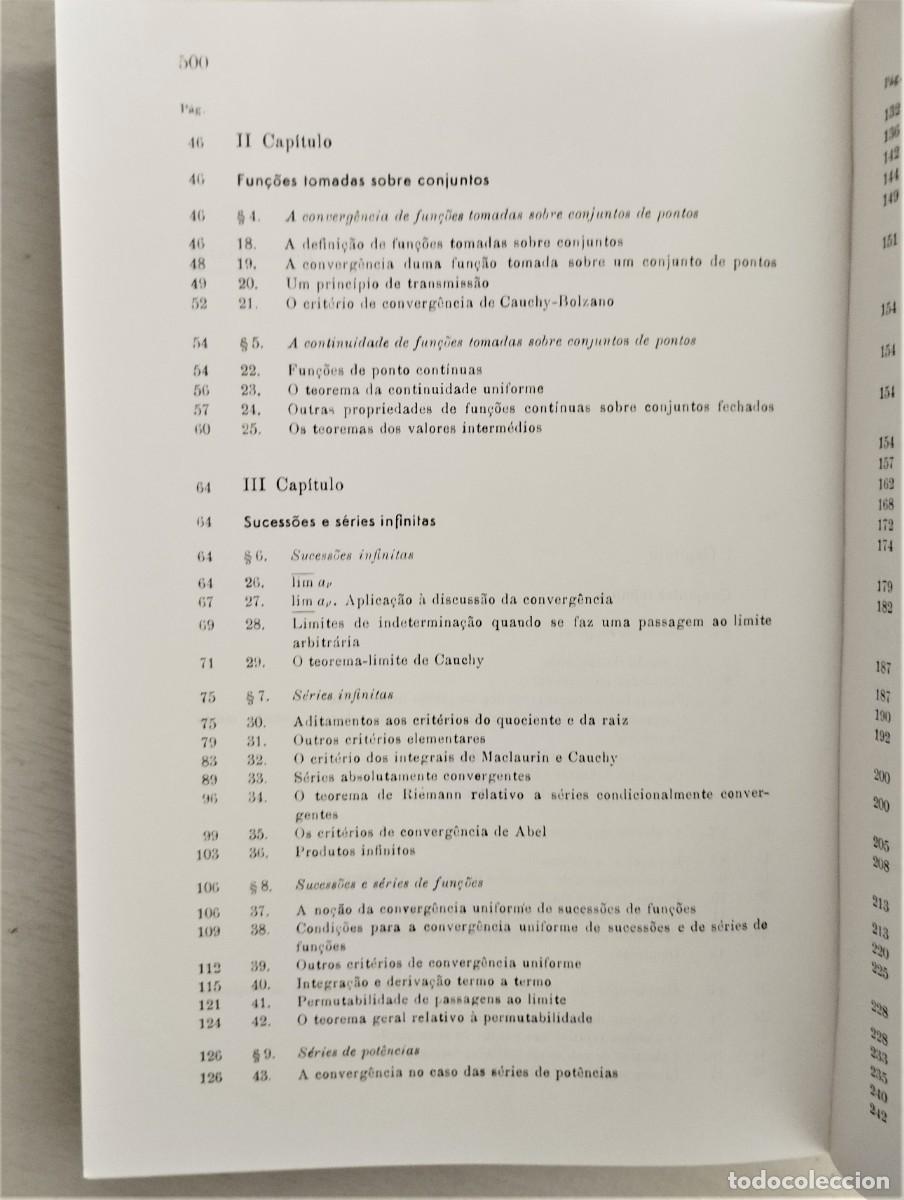 Libros de segunda mano de ciencias: Li&ccedil;&otilde;es de C&aacute;lculo Diferencial e Integral II Volume de Alexander Ostrowski - Foto 11