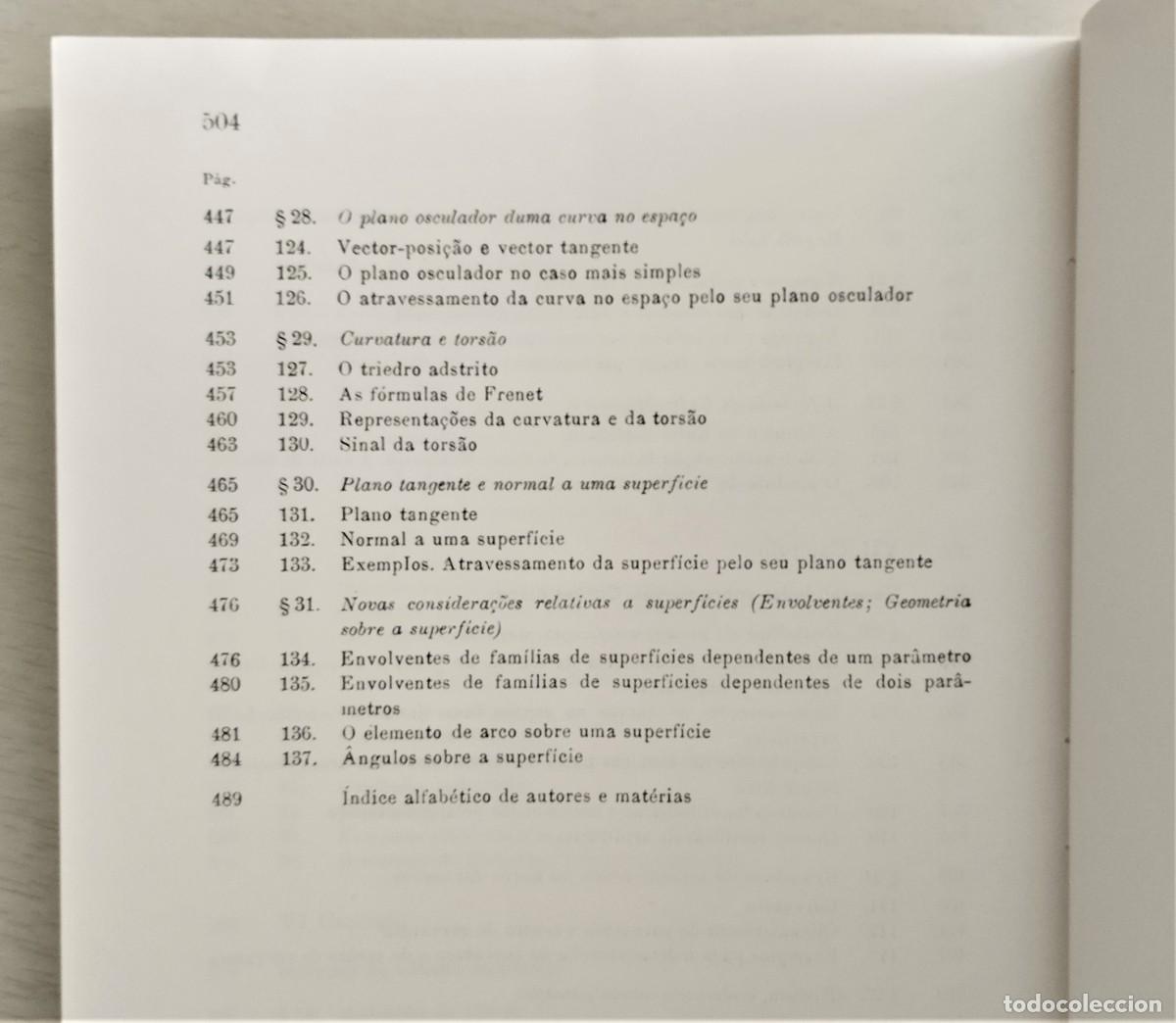 Libros de segunda mano de ciencias: Li&ccedil;&otilde;es de C&aacute;lculo Diferencial e Integral II Volume de Alexander Ostrowski - Foto 15