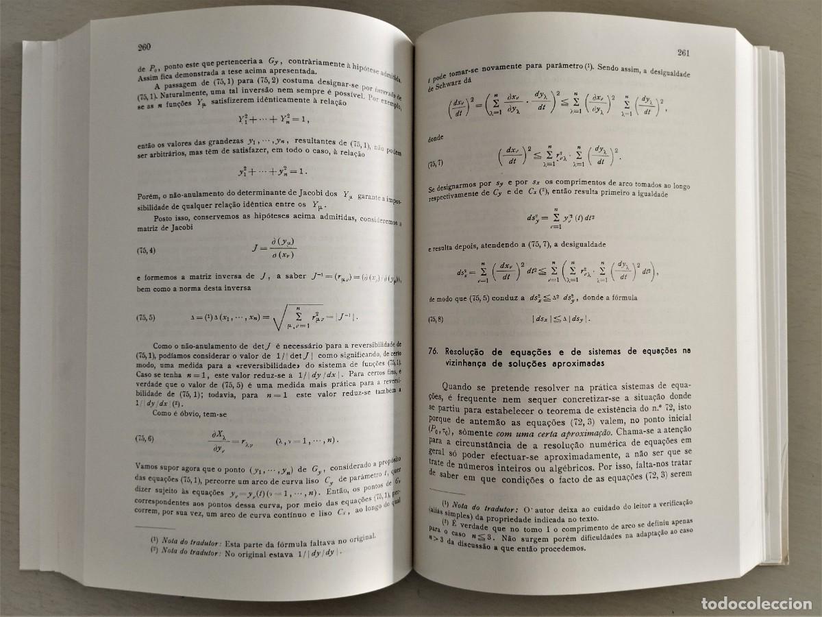 Libros de segunda mano de ciencias: Li&ccedil;&otilde;es de C&aacute;lculo Diferencial e Integral II Volume de Alexander Ostrowski - Foto 16