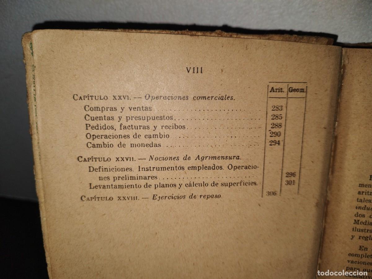 Libros de segunda mano de ciencias: 47- ARITM&Eacute;TICA Y NOCIONES DE GEOMETR&Iacute;A. TERCER LIBRO - J. E.ROZAN - 1949 - Foto 7