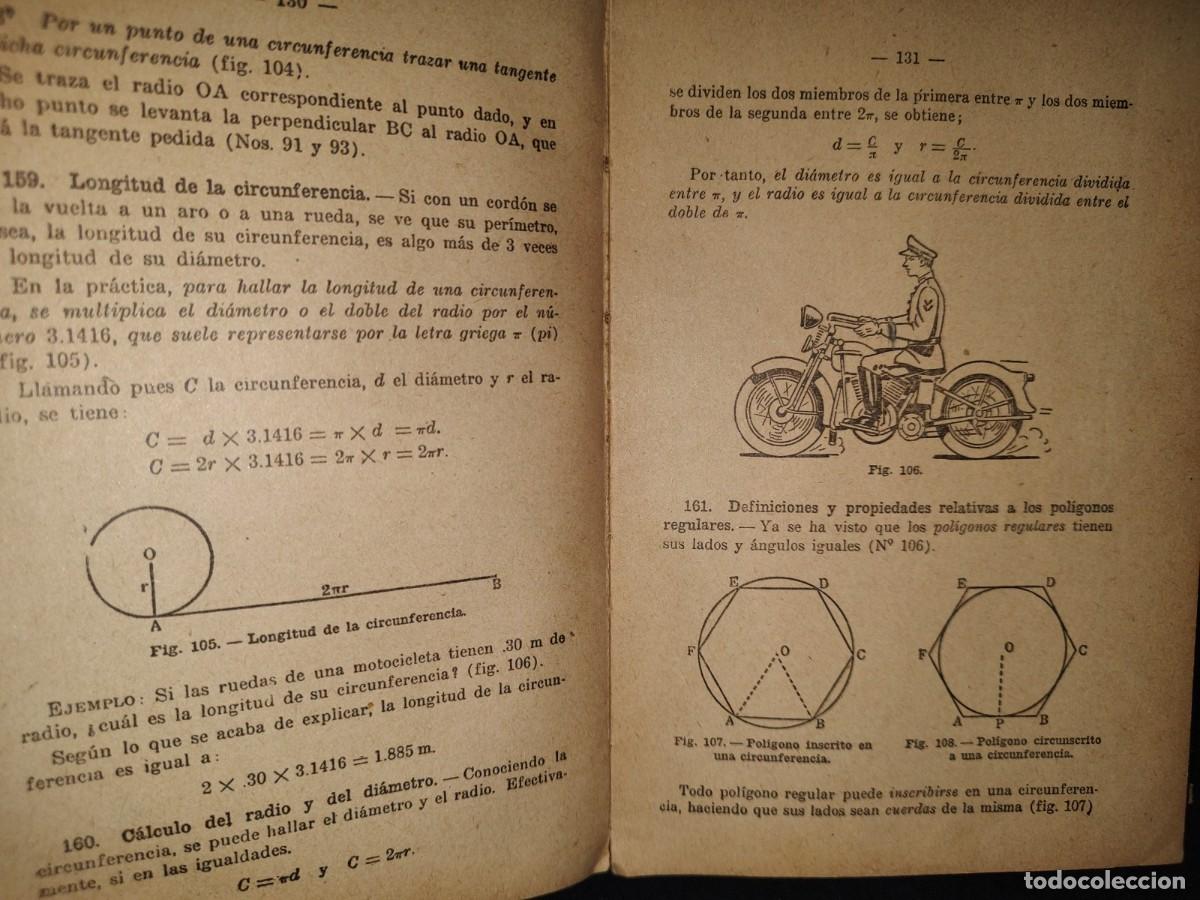 Libros de segunda mano de ciencias: 47- ARITM&Eacute;TICA Y NOCIONES DE GEOMETR&Iacute;A. TERCER LIBRO - J. E.ROZAN - 1949 - Foto 8