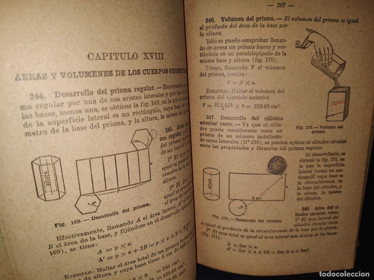 Libros de segunda mano de ciencias: 47- ARITM&Eacute;TICA Y NOCIONES DE GEOMETR&Iacute;A. TERCER LIBRO - J. E.ROZAN - 1949 - Foto 9