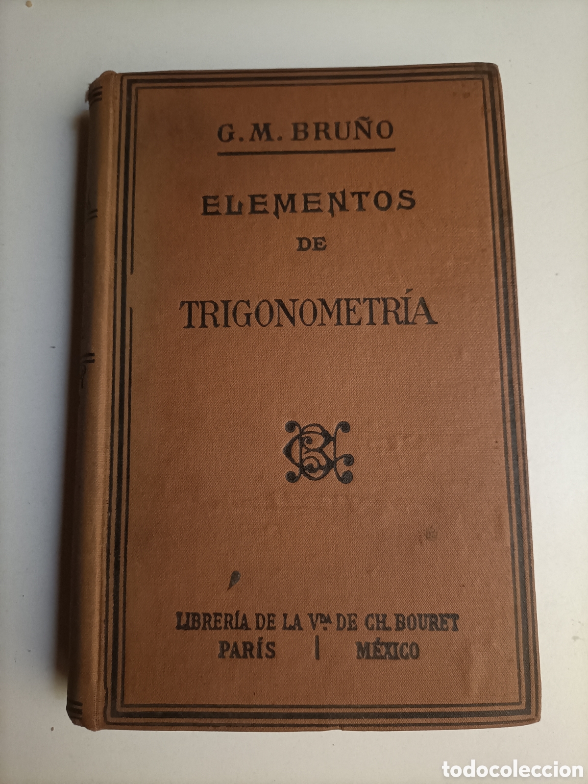 Libros de segunda mano de ciencias: Elementos de Trigonometr&iacute;a.G.M.Bru&ntilde;o ... matem&aacute;ticas - Foto 2