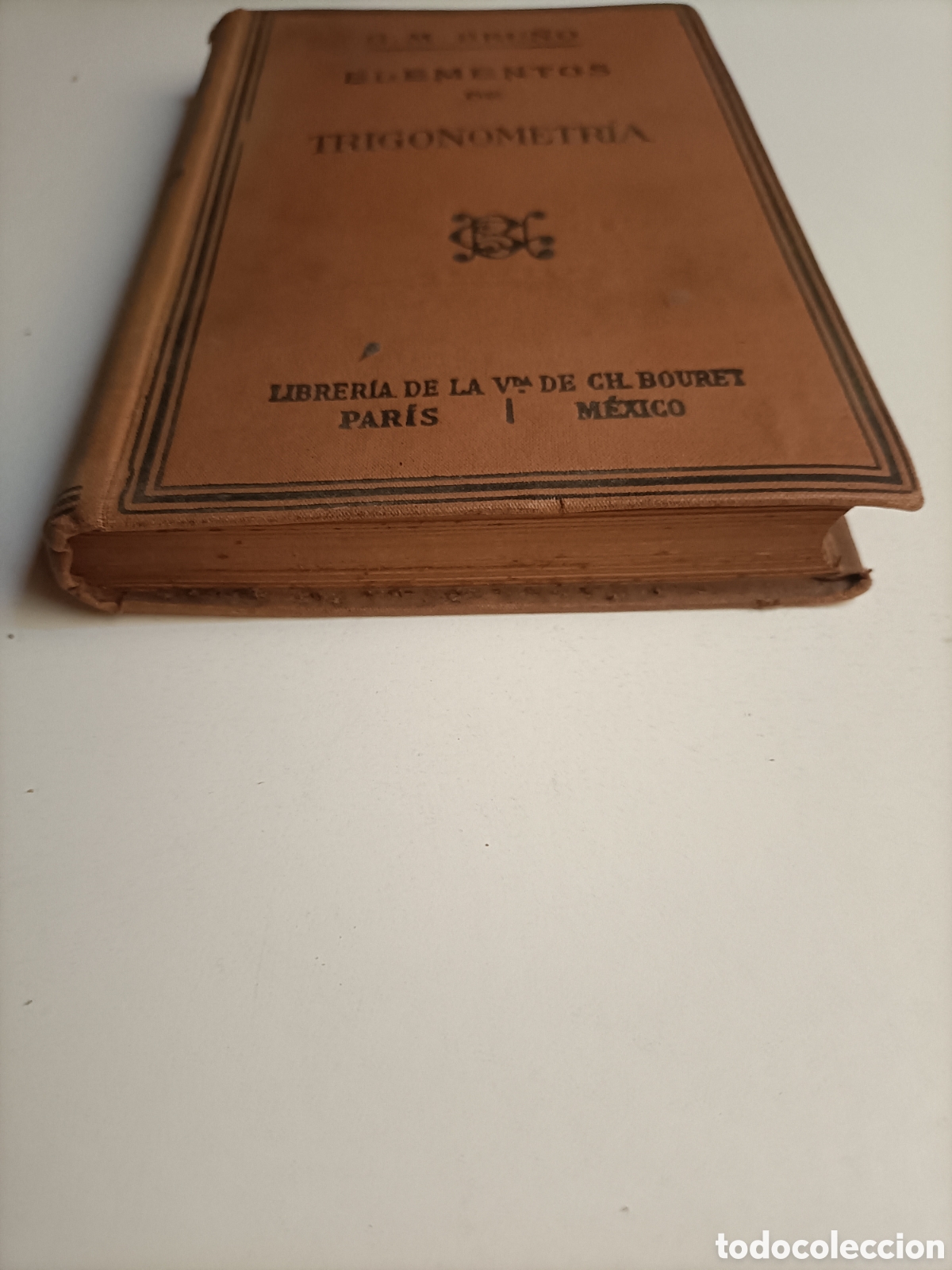 Libros de segunda mano de ciencias: Elementos de Trigonometr&iacute;a.G.M.Bru&ntilde;o ... matem&aacute;ticas - Foto 3