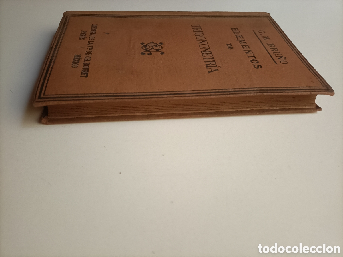Libros de segunda mano de ciencias: Elementos de Trigonometr&iacute;a.G.M.Bru&ntilde;o ... matem&aacute;ticas - Foto 5