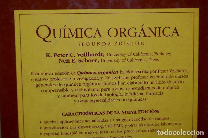 Libros de segunda mano de ciencias: Qu&iacute;mica org&aacute;nica.- Vollhardt, K. Peter C. - Foto 22