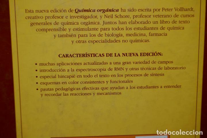 Libros de segunda mano de ciencias: Qu&iacute;mica org&aacute;nica.- Vollhardt, K. Peter C. - Foto 23